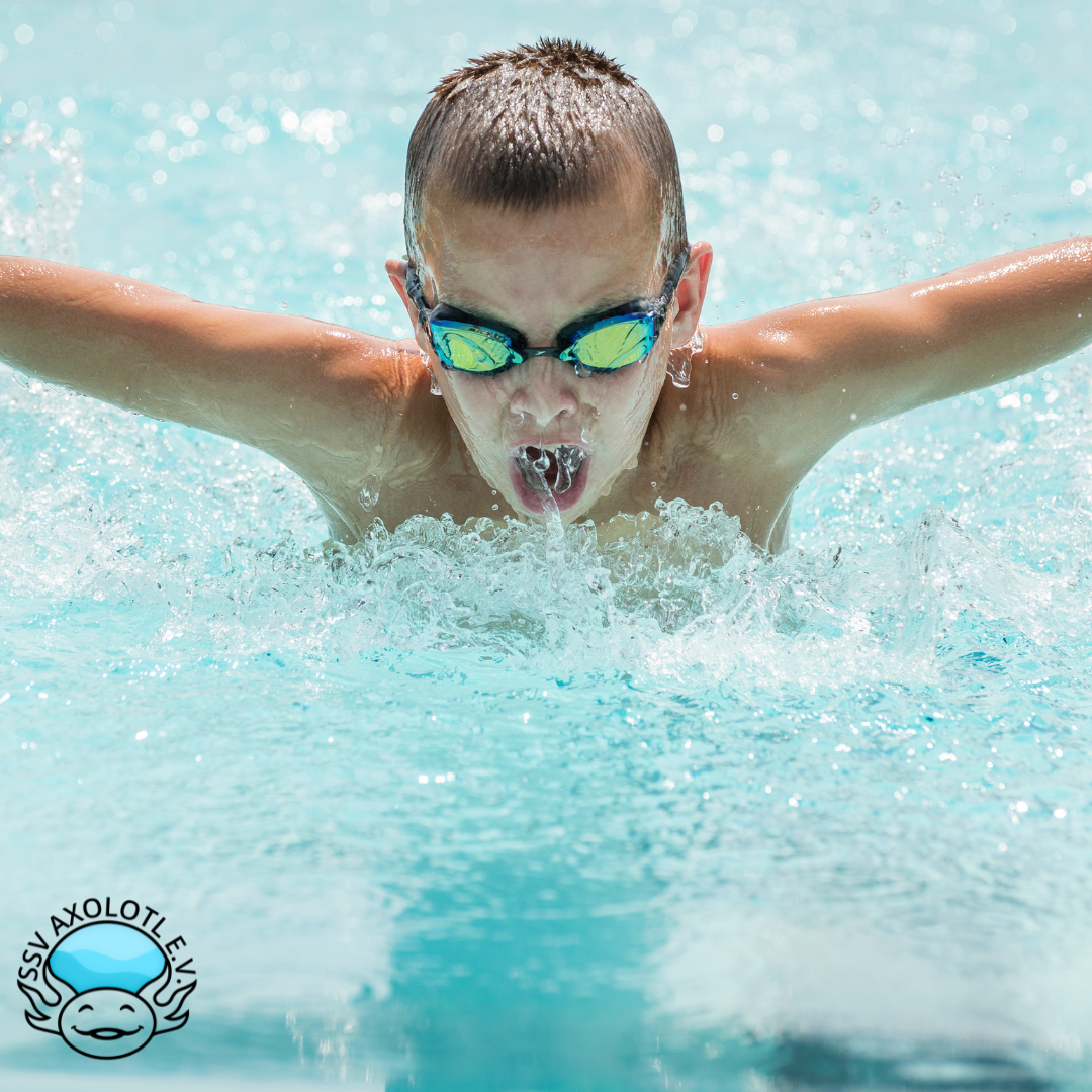 Kind macht Butterfly